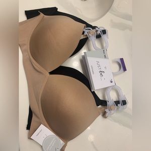 Brand new bras!  Just Be brand new with tags.  Size 38C.